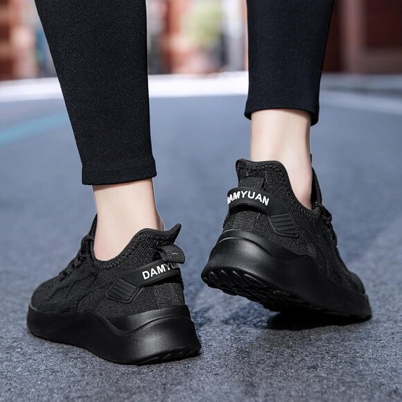 Brand New Women Black Ethylene Vinyl Acetate ZMBCYG Running Walking Sneakers - Picture 9 of 9